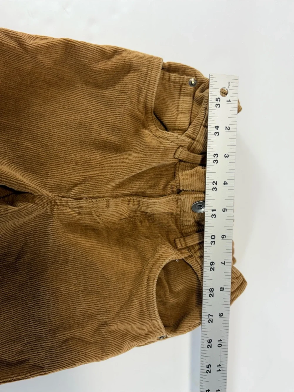The Children's Place Boys Corduroy Pants Size 7 Brown Tan Adjustable Waist